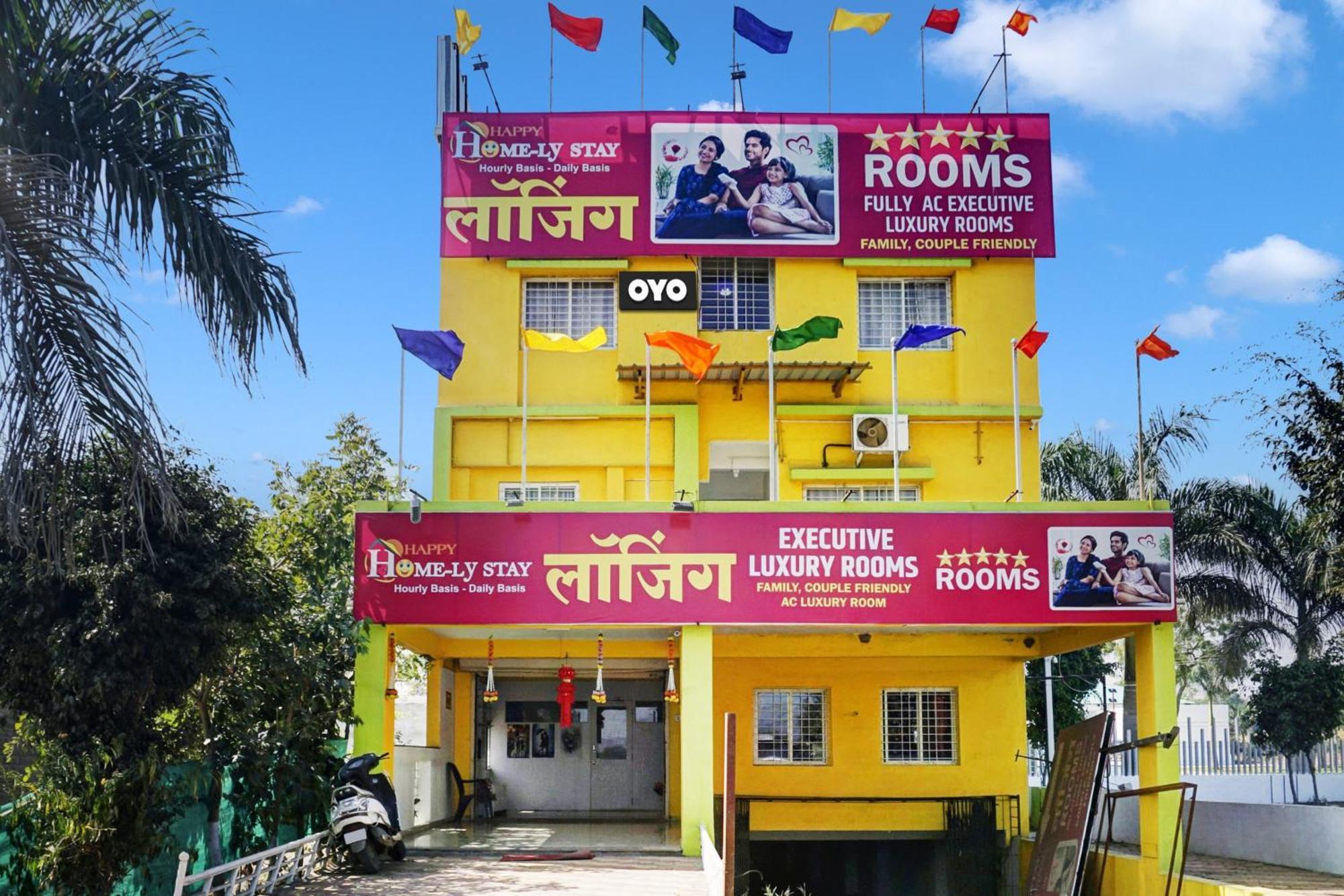 Hotel O Happy Homely Stay Sasvad Luaran gambar