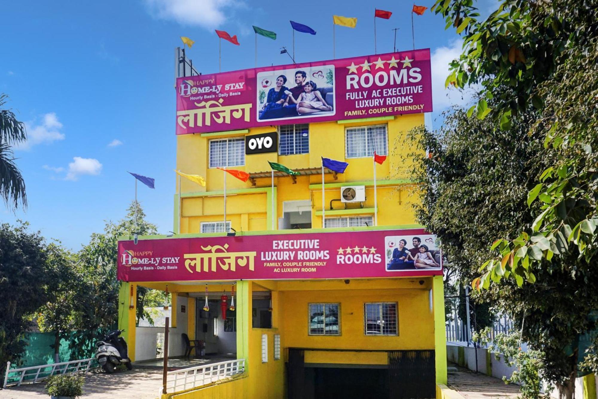 Hotel O Happy Homely Stay Sasvad Luaran gambar