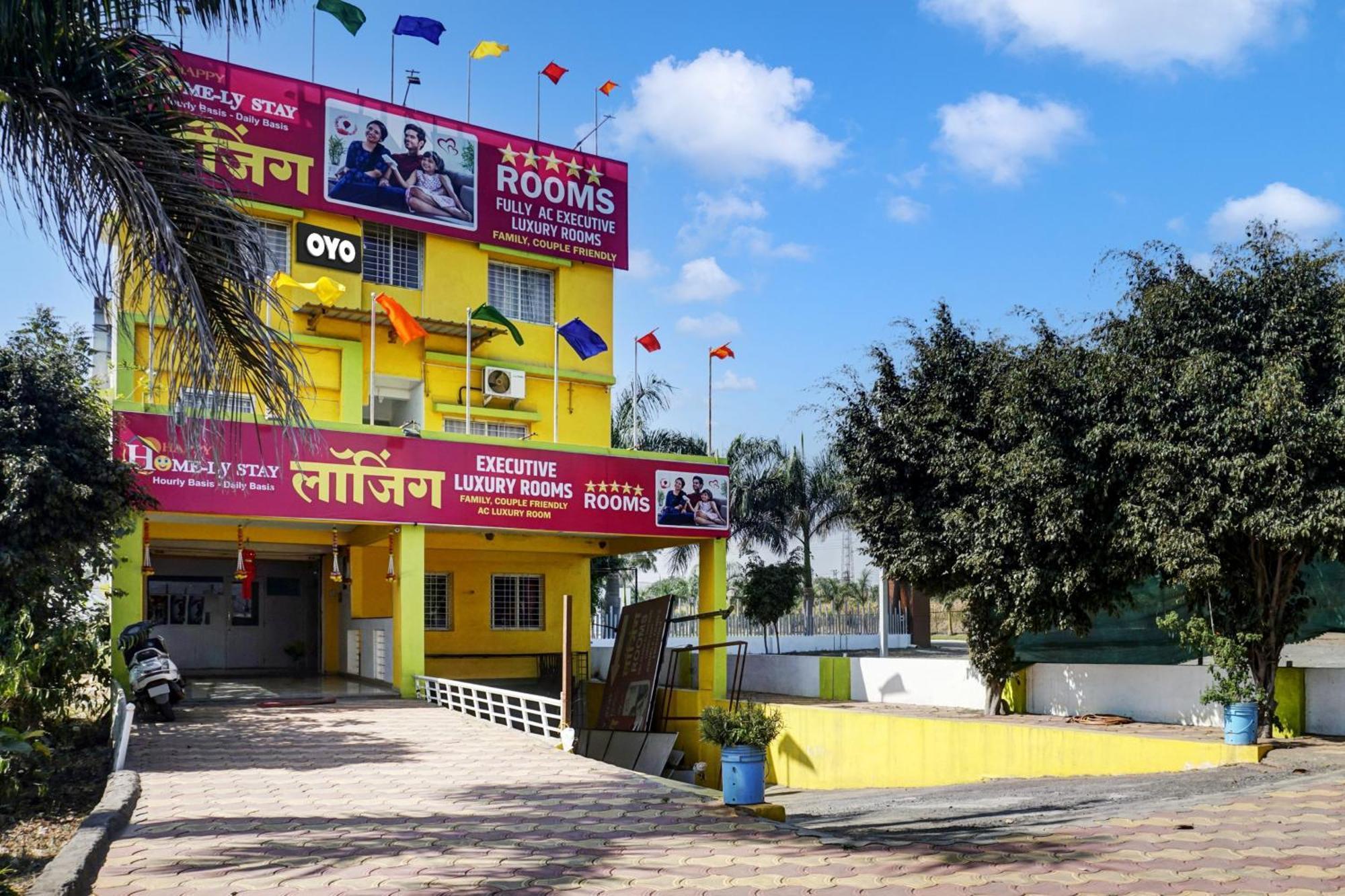 Hotel O Happy Homely Stay Sasvad Luaran gambar